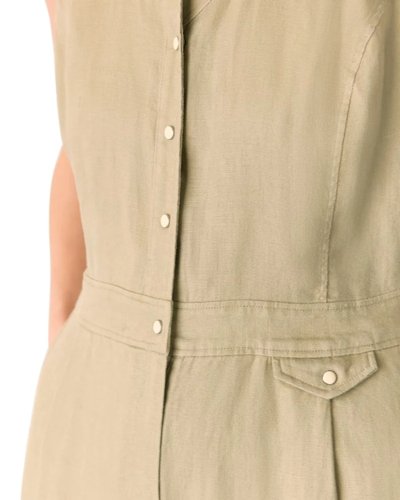 Ellis Western Linen Jumpsuit