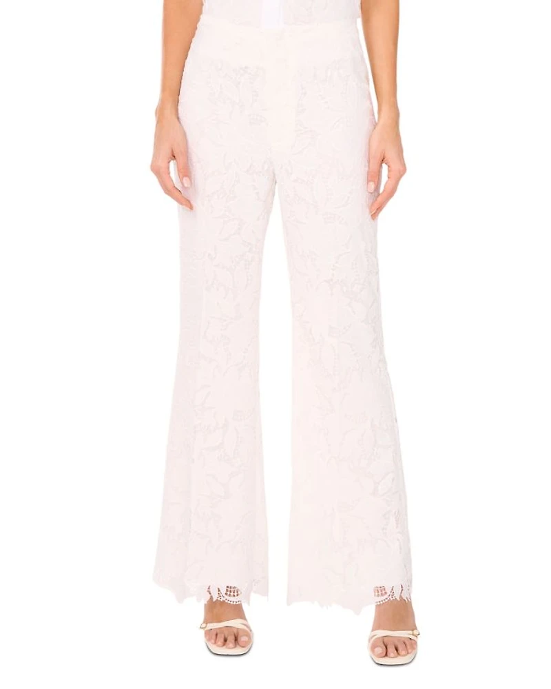 Lace Front Suiting Pants