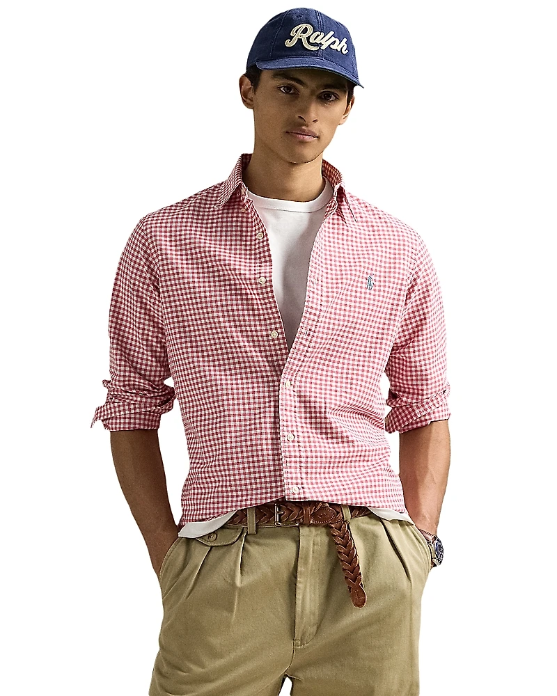 Polo Ralph Lauren Classic Fit Gingham Oxford Shirt
