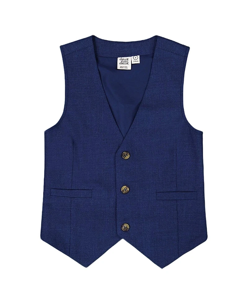 Deux par Boys' Sleeveless Vest - Big Kid