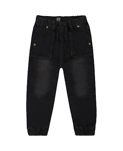 Deux par Boys' French Terry Denim Jogger Pant - Baby