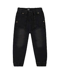 Deux par Boys' French Terry Denim Jogger Pant - Baby