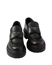 Women's Double Chocolate Leather Loafers