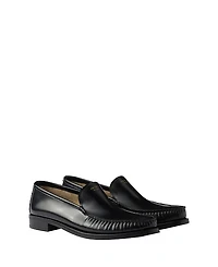 Prada Women's Brushed Leather Loafers