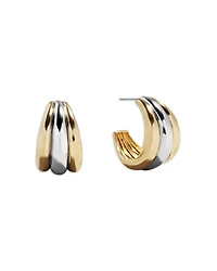 Baublebar Yvette Triple Row Half Hoop Earrings