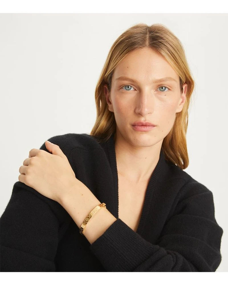 T Monogram Hinge Bracelet