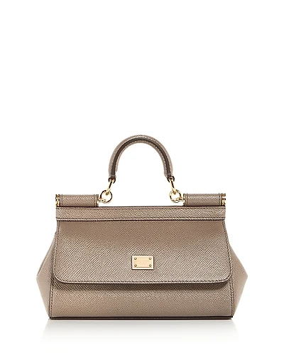 Dolce & Gabbana Leather Top Handle Bag