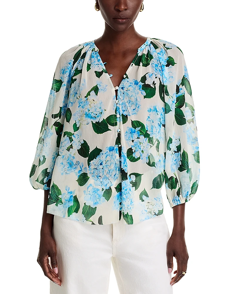 L'Agence Teagan Dolman Sleeve Blouse