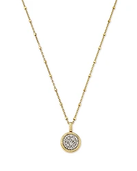 Bloomingdale's Fine Collection Diamond Pave Medallion Pendant Necklace Set