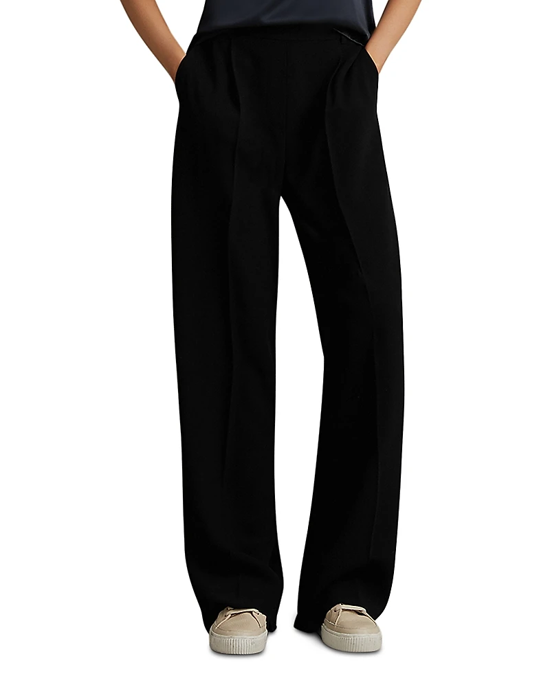 Reiss Eden Wide Leg Trousers