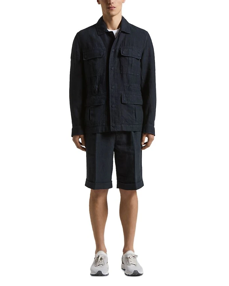 Linen Bermuda Shorts