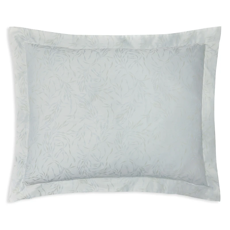 Sferra Selini Leaf Sateen Jacquard Sham