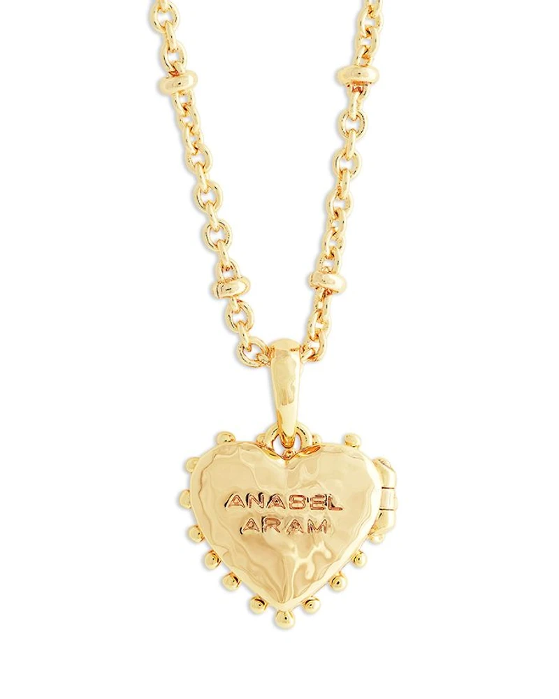 Heart Locket Pendant Necklace