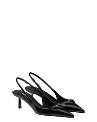 Prada Women's Patent Leather Slingback Pumps