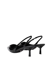Women's Patent Leather Slingback Pumps
