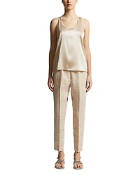 Silk Blend Scoop Neck Camisole