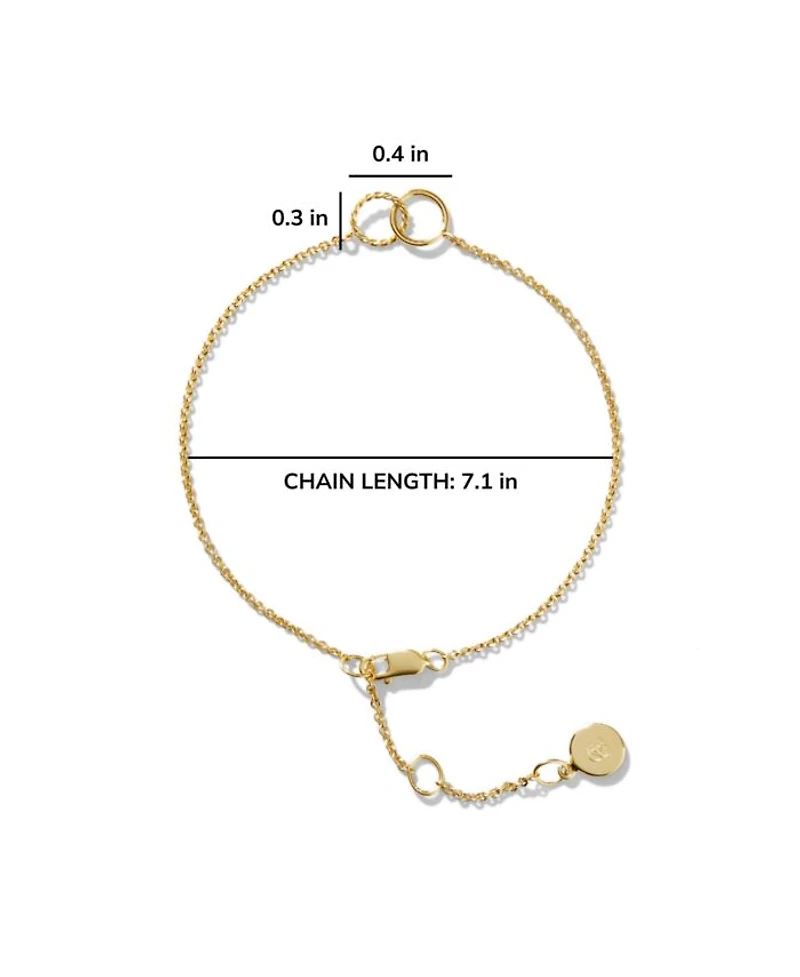 Jill Interlocking Circles Bracelet