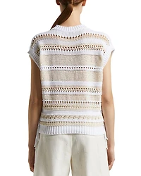 Oversized Open Knit Sweater