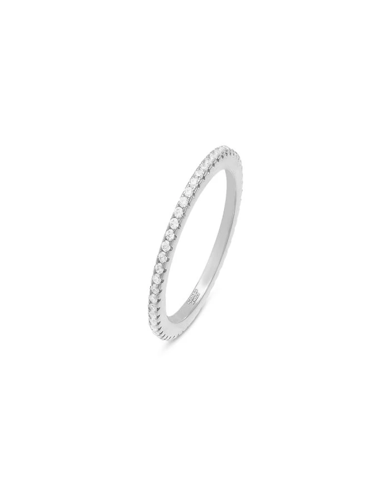 Micro Pavé Eternity Band
