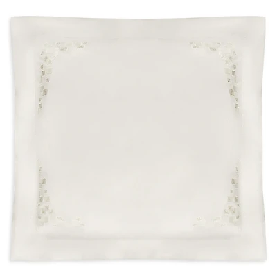 Dea Luxury Linens Matera Embroidered Euro Sham