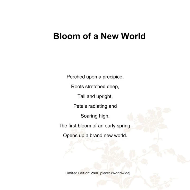 Bloom of a New World Crystal Flower Figurine - Special Edition