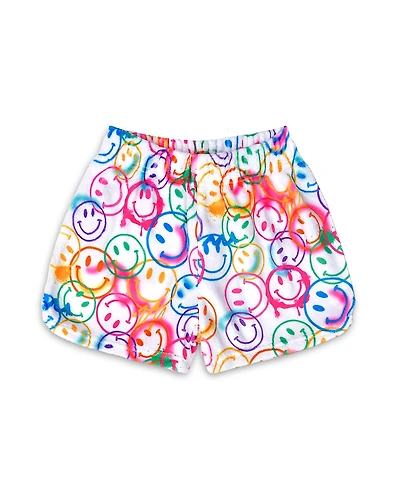 Iscream Girls' Smiles Everywhere Plush Shorts - Little Kid, Big Kid