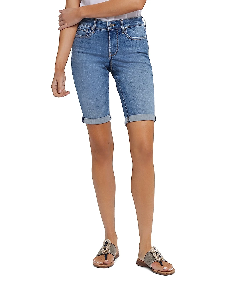Nydj Briella Roll Cuff Denim Shorts
