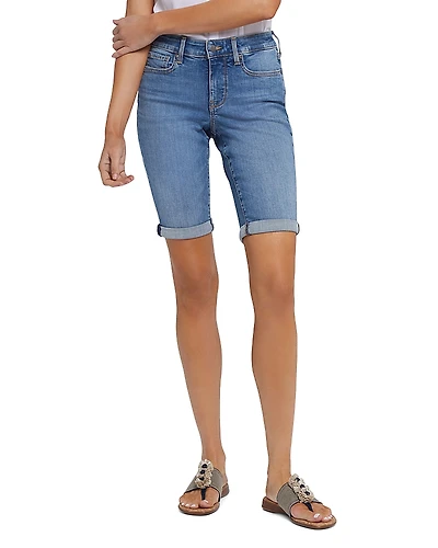 Nydj Briella Roll Cuff Denim Shorts