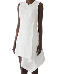 Textured Asymmetric Dress