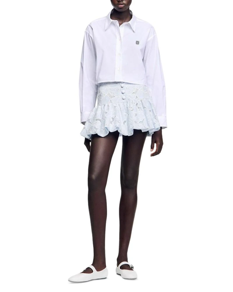Rosane Lace Mini Skirt