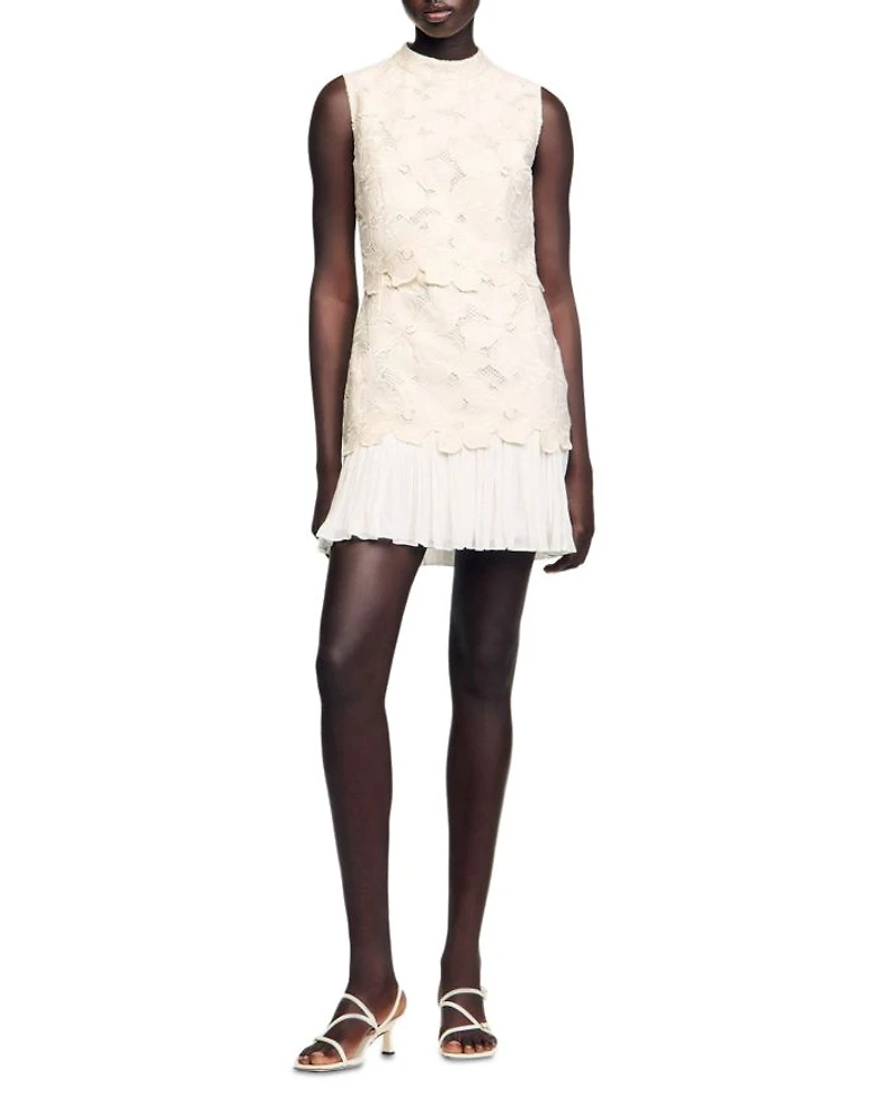 Johanna Short Guipure Dress