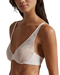 Galloon Lace Plunge Bra