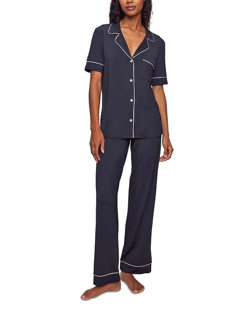 Gisele Short Sleeve Long Pant Pajama Set