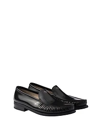 Prada Men's Brushed Leather Loafers