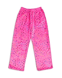 Iscream Girls' Foil Heart Plush Pants - Big Kid