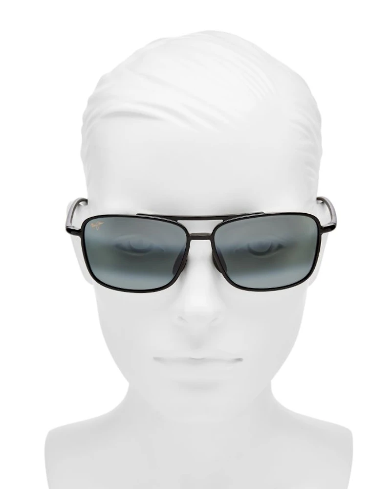 Kaupo Gap Aviator Sunglasses, 56mm