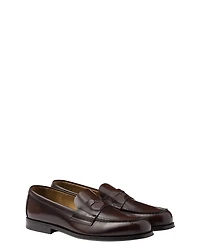 Prada Men's Brushed Leather Loafers