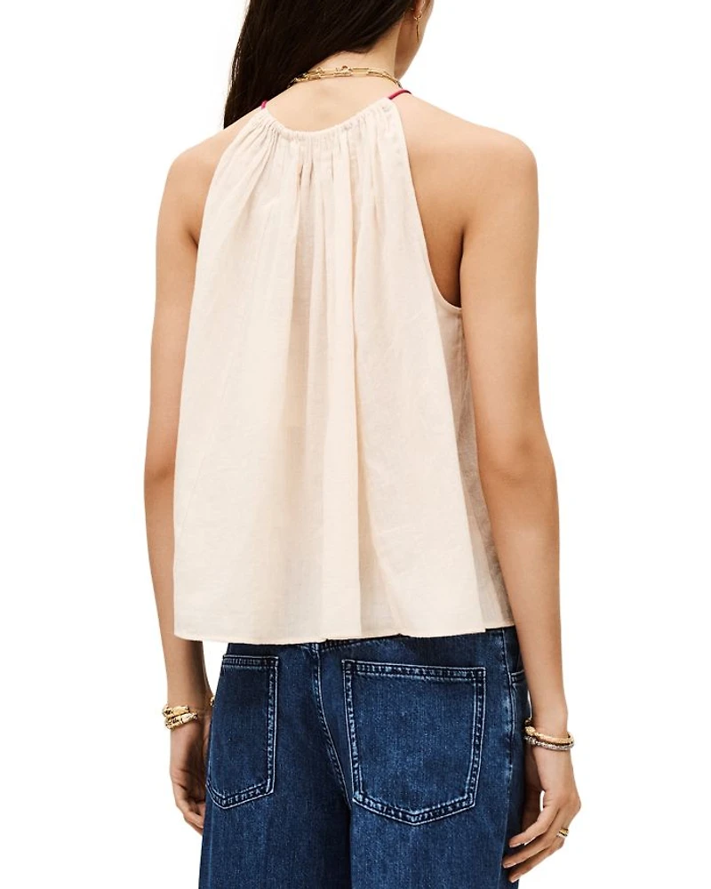 Pela Embroidered Top