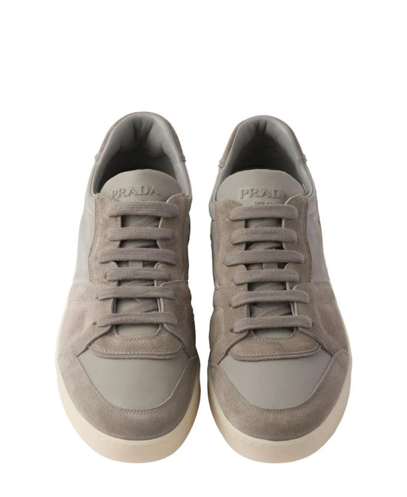 Men's Suede and Re-Nylon Sneakers