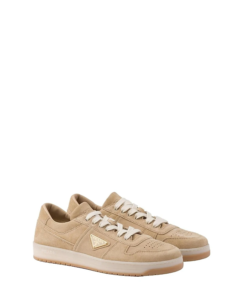 Prada Men's Downtown Delave Suede Sneakers