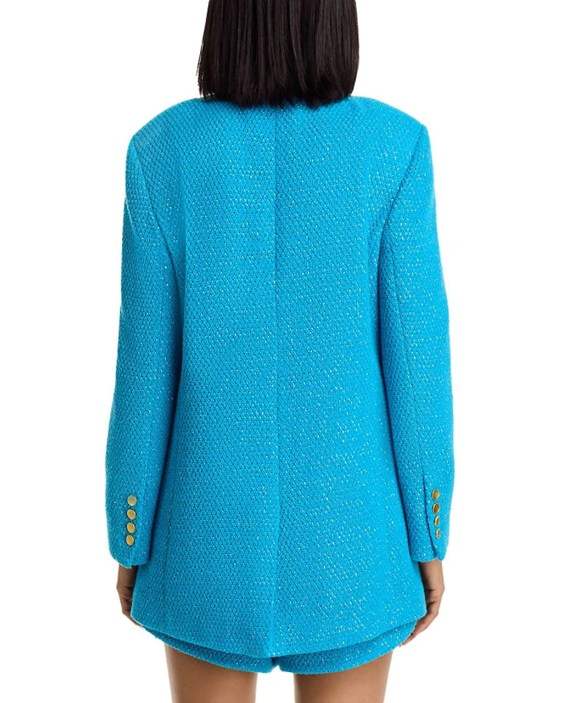 Riva Knit Double Breasted Blazer