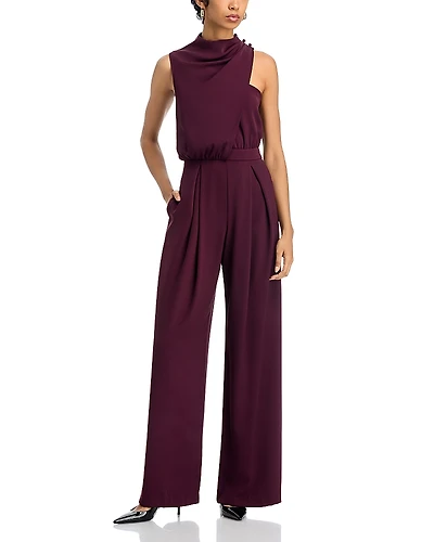 Black Halo Floella Wide Leg Jumpsuit