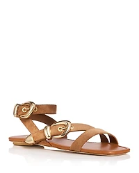 Stuart Weitzman Women's Maven Buckled Sandals