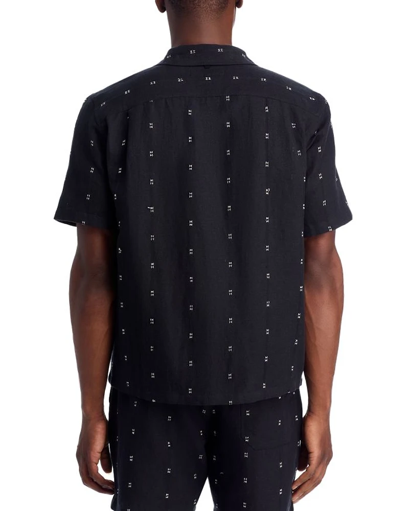 Avery Embroidered Linen Shirt