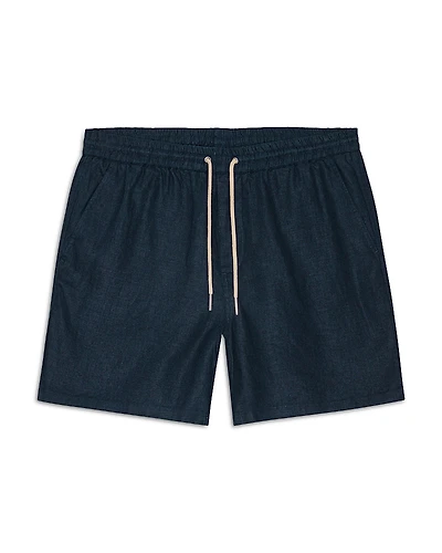 NN07 Gregor 1454 Relaxed Fit Linen Shorts