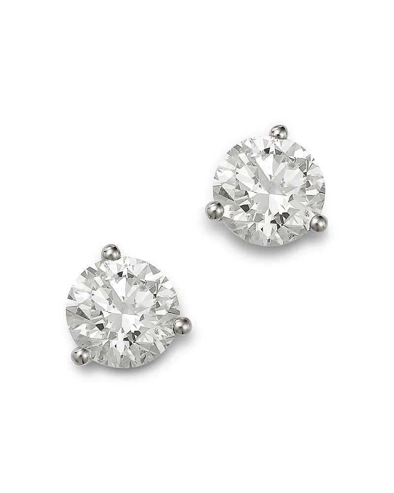 Bloomingdale's Fine Collection Luxe Collection Certified Diamond Stud Earrings