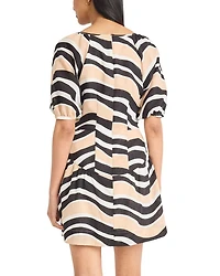 Puff Sleeve Mini Dress