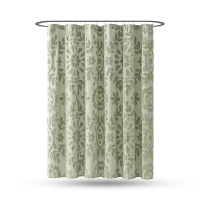 Peri Home Chenille Laurel Shower Curtain