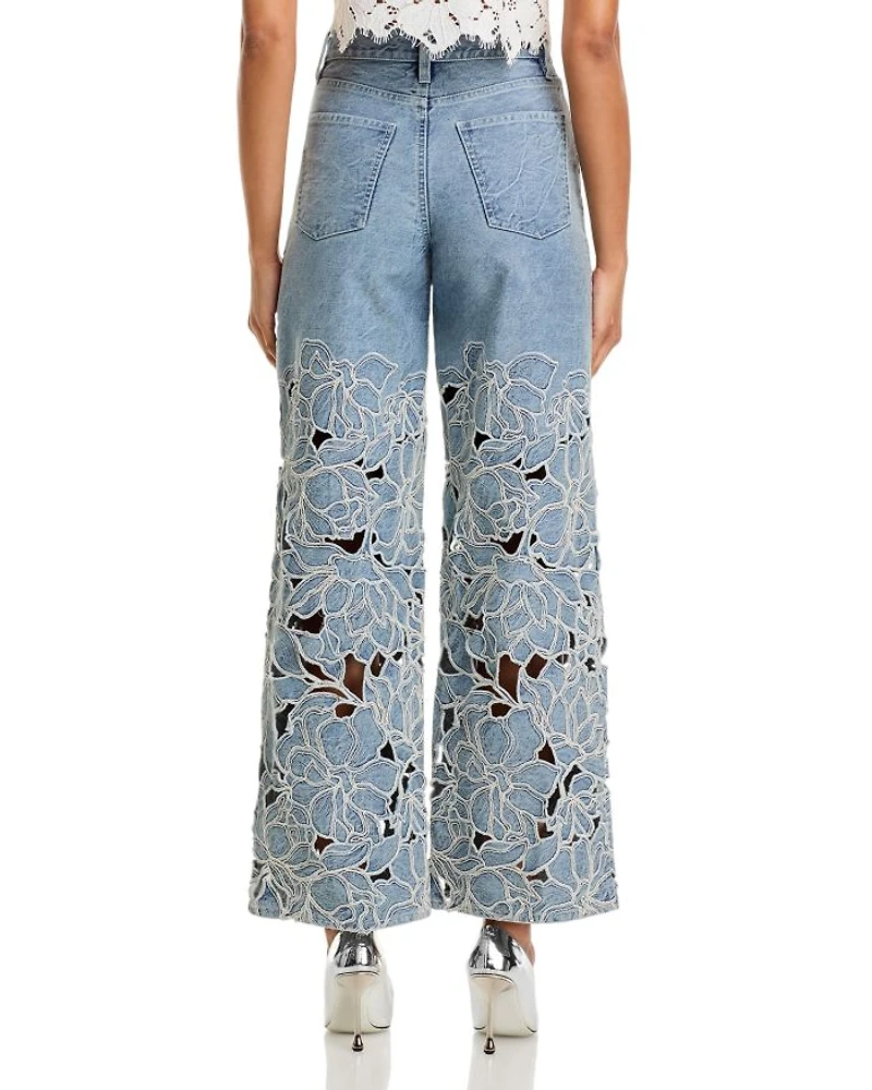 Betty High Rise Straight Leg Jeans Boca