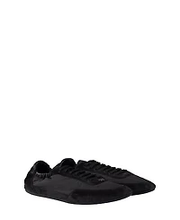 Prada Women's Collapse Re-Nylon and Suede Sneakers